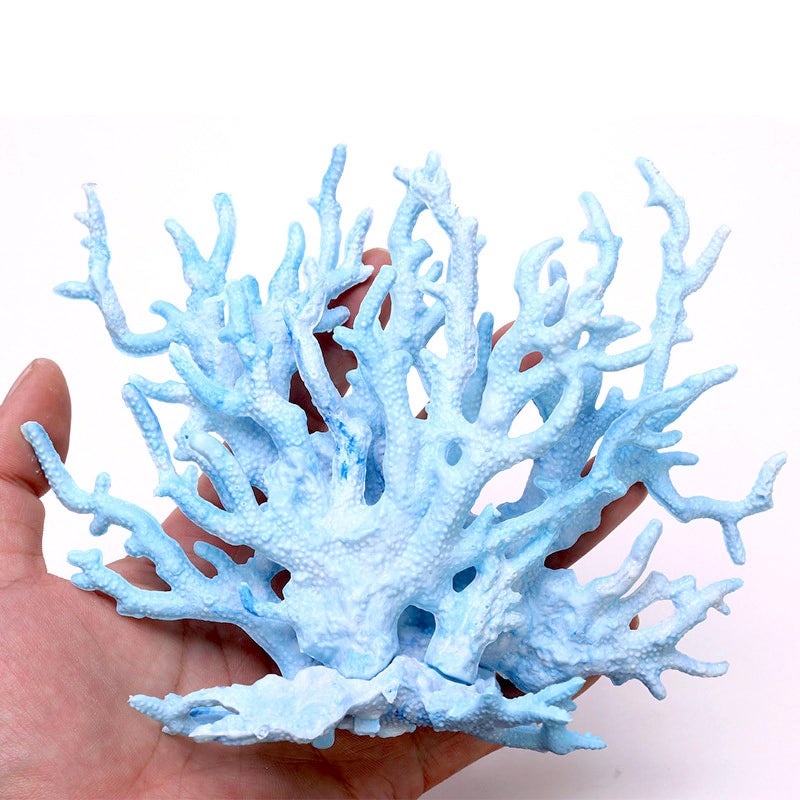 Besimple Artificial Aquarium Coral Ornament Plastic Fish Tank Plants Decoration for Aquarium Landscape (6.7â€x5.5â€x1.6â€) - Image 5